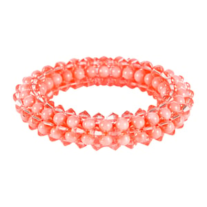 Image of Pink Coral Rope Bracelet
