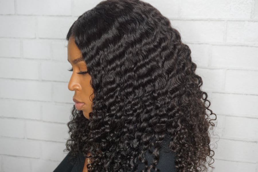 Image of Curly 360 Lace wig!