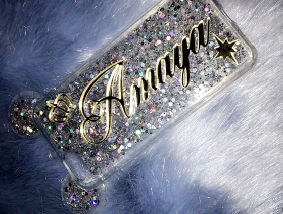 Image of Custom Glitter Phone Case