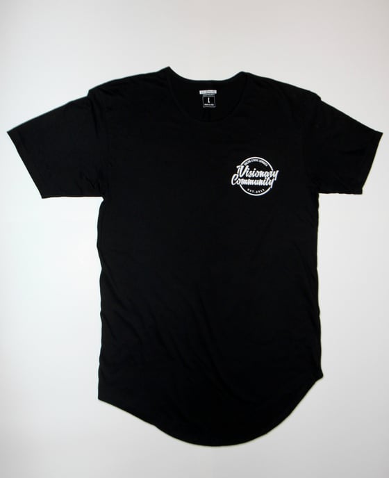 Image of Curved Hem Logo Tee