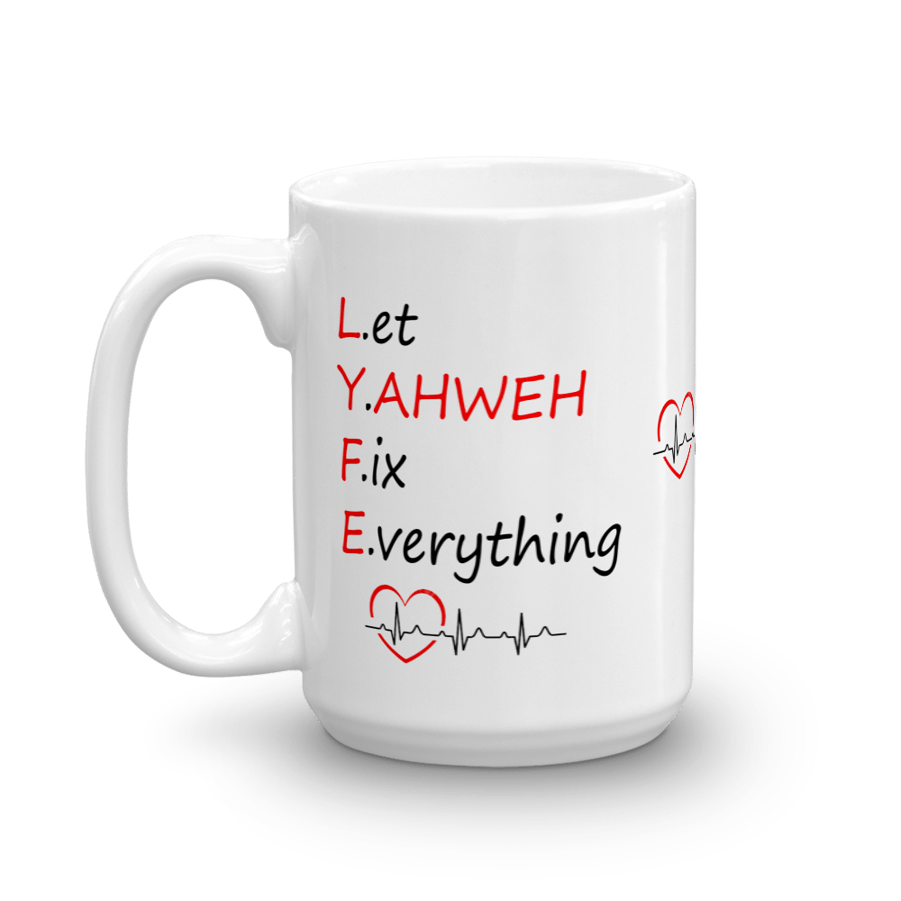 Image of Mug *4* L.Y.F.E (Yahweh)
