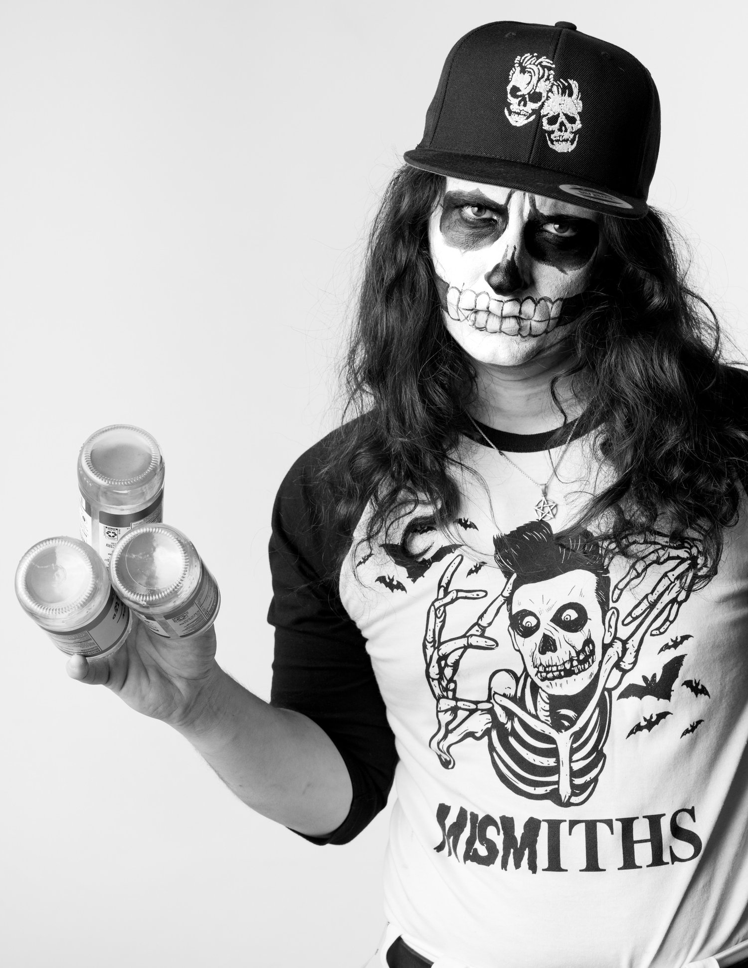 Image of Double skull hat