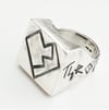 The Heartthrob Solid Silver Ring