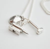 Image 1 of Working Class Solid Silver Necklace