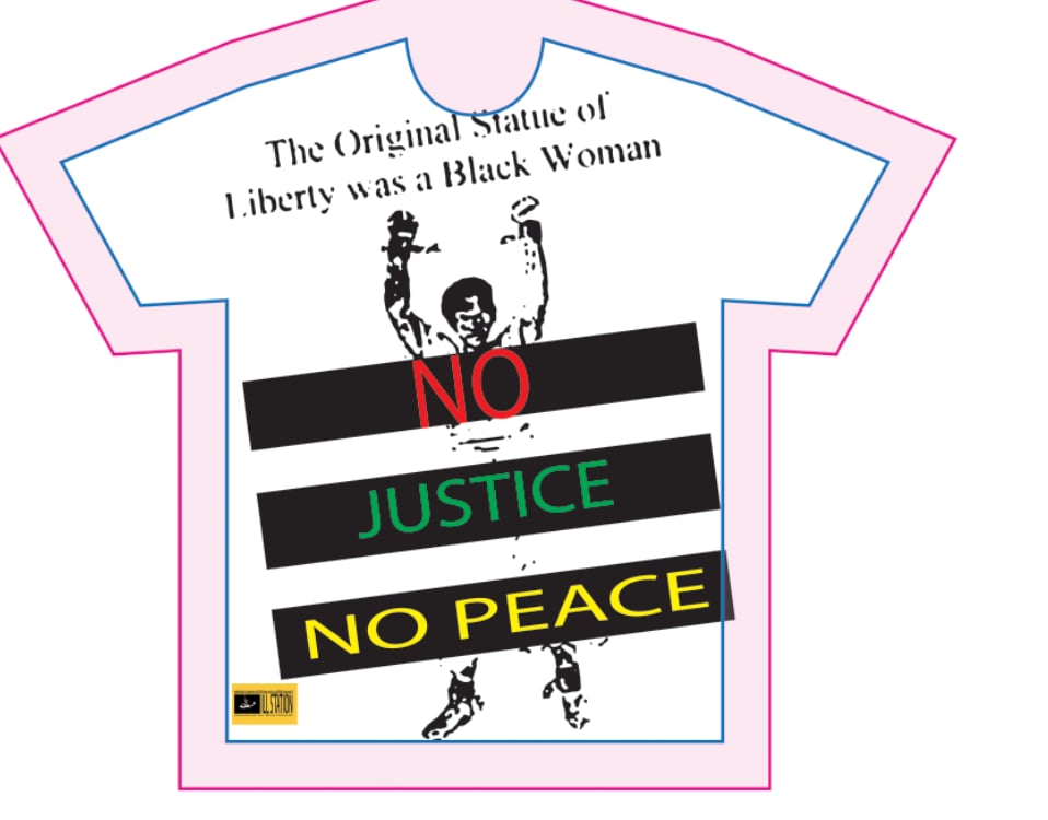 Image of "NO JUSTICE , NO PEACE"