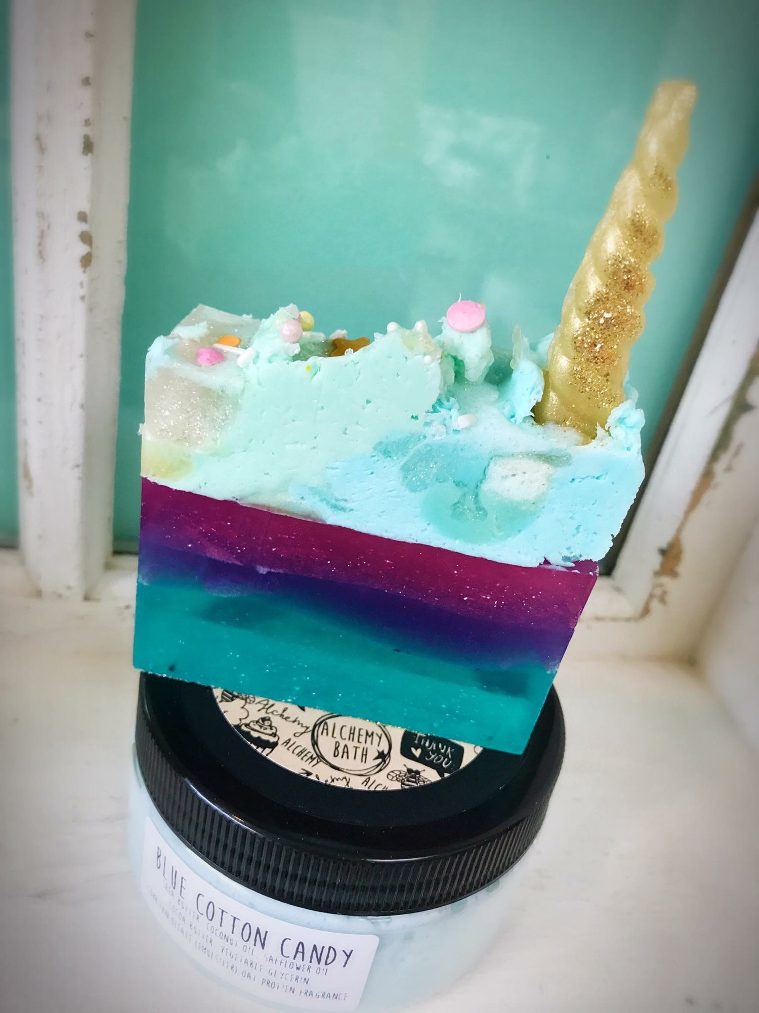 Image of Unicorn Soap & Blue Cotton Candy Cream