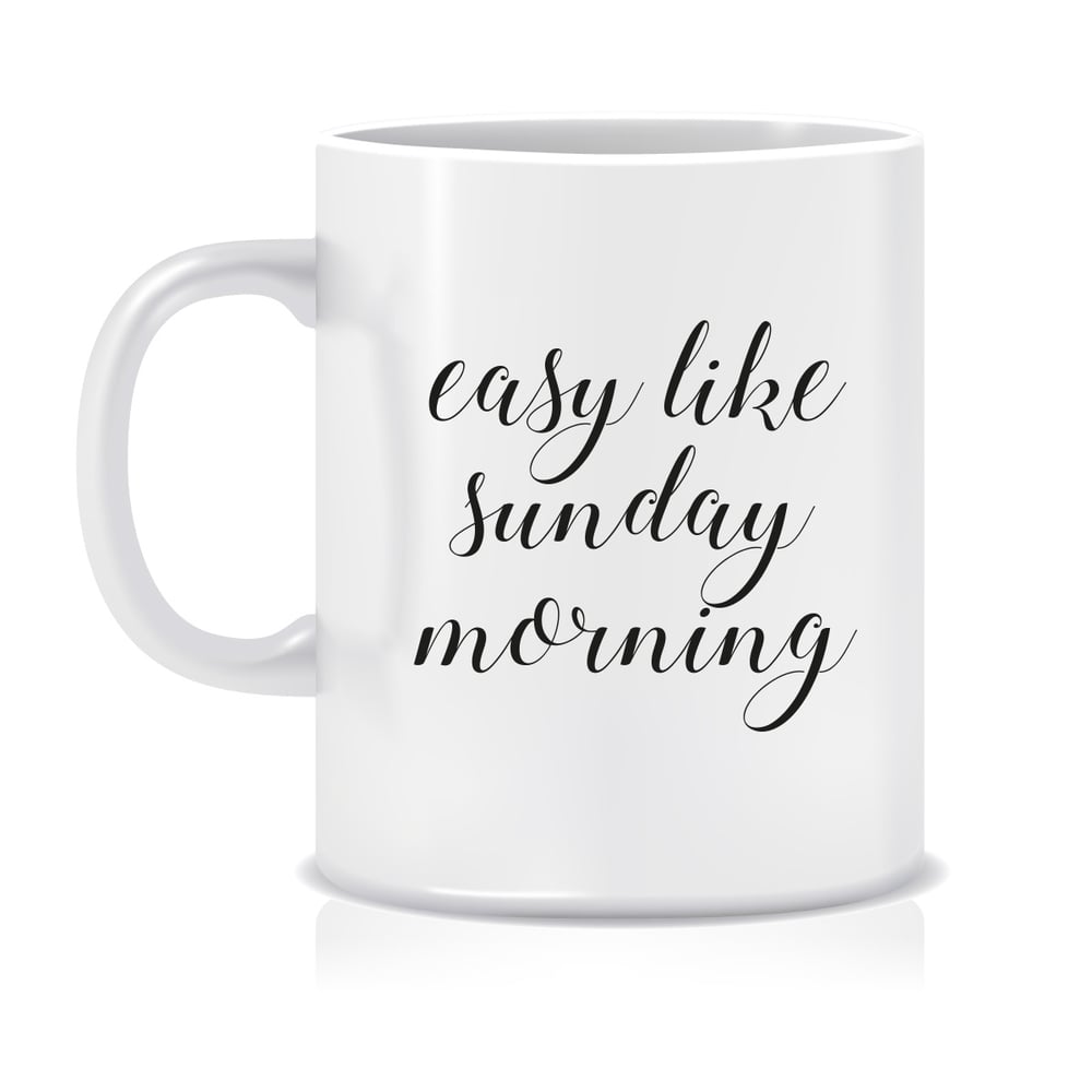 Image of Easy like Sunday morning mug