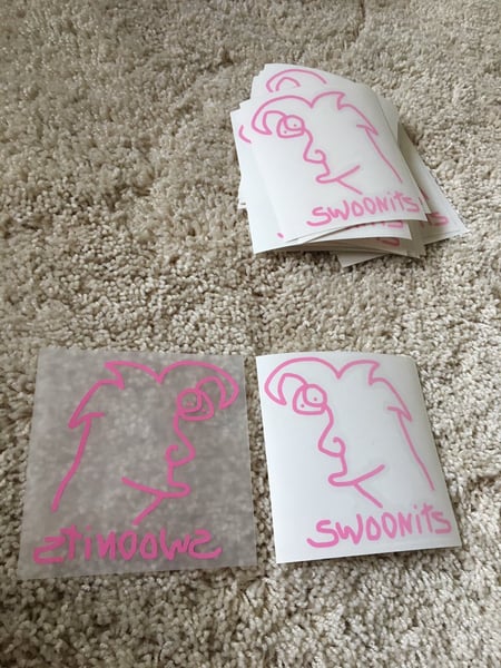 Image of swoonits transfer sticker