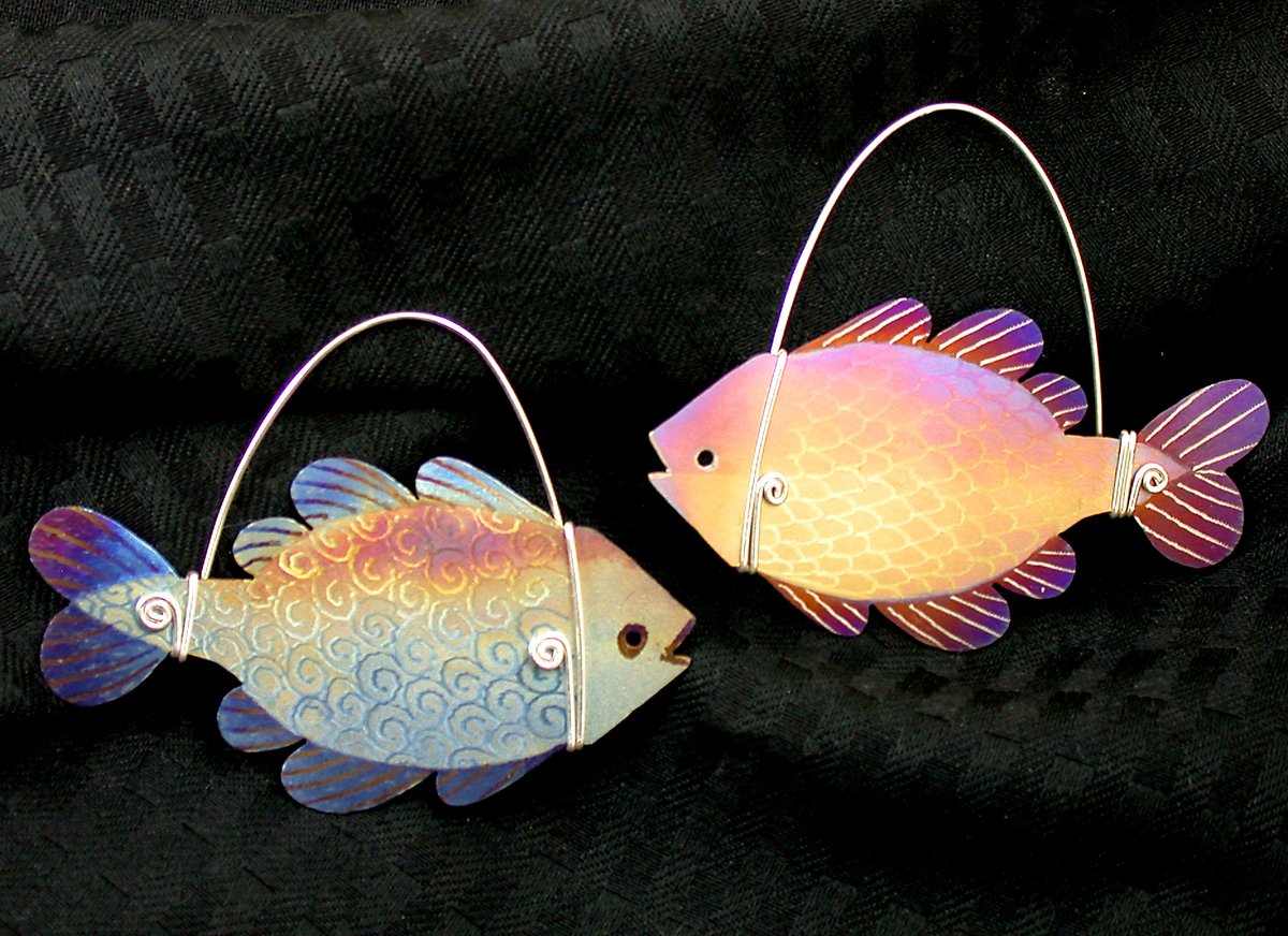 Image of Kit to make Heat-Colored Titanium Fish Pin