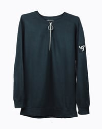 Image 1 of NOIR QUARTER ZIP SWEATER