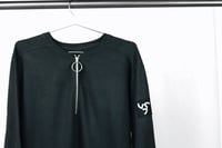 Image 4 of NOIR QUARTER ZIP SWEATER