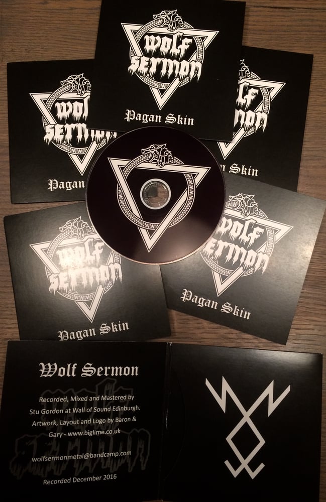 Image of Wolf Sermon demo CD Pagan Skin