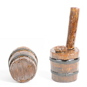 Image of Old Wooden Bucket Bubbler