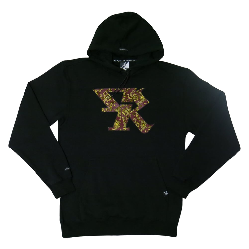 Image of Paisley Hoodie - Black