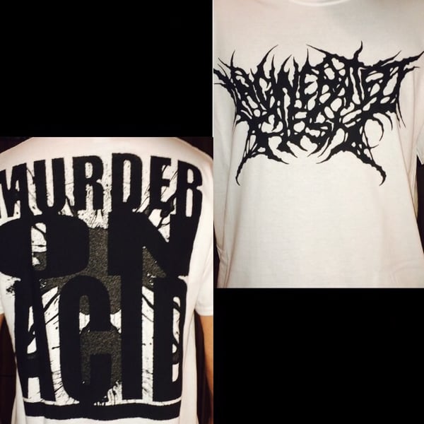Image of Incinerated Flesh Murder on Acid Logo Shirt
