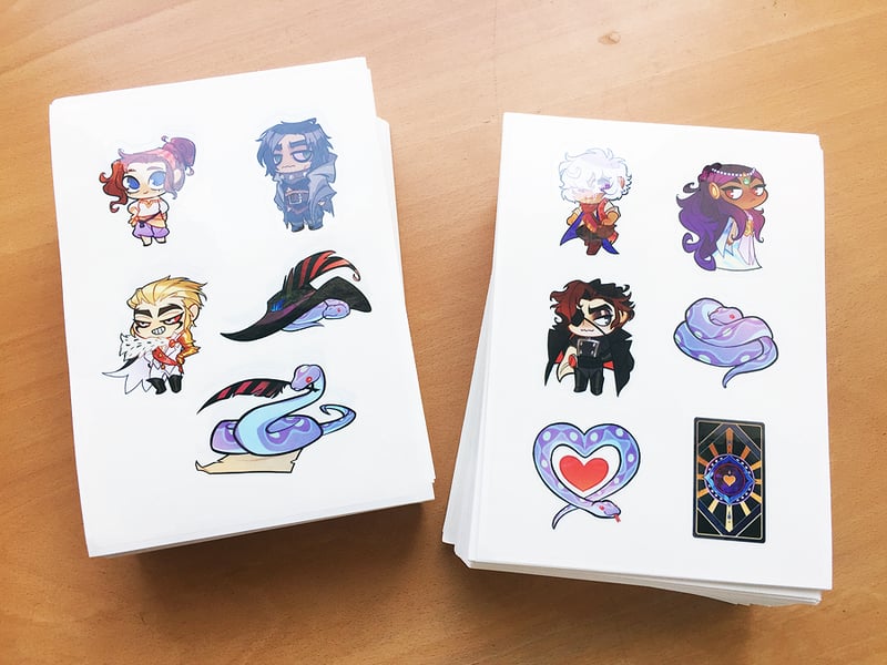 The Arcana Stickers The Nix Hydra Store