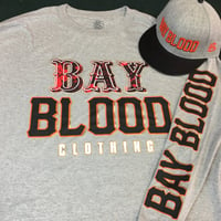 Image 2 of "Frisco" Bay Blood Long Sleeve Tee (grey)