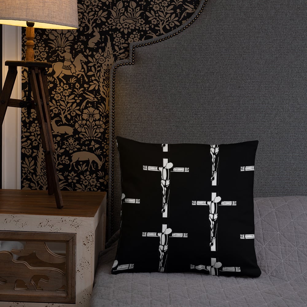 CRUCIFIED Basic Pillow 18X18 inches