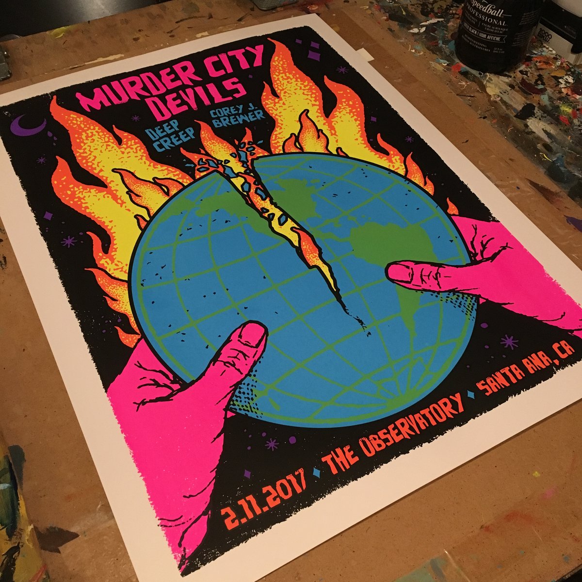 Murder City Devils - 2.11.17 - poster | pinkbikeralph