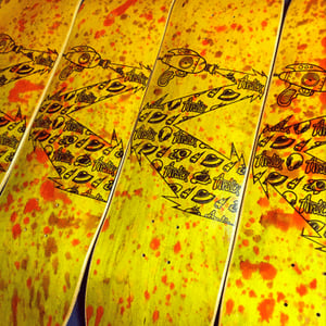 Image of "RAYGUN" SKATE DECK