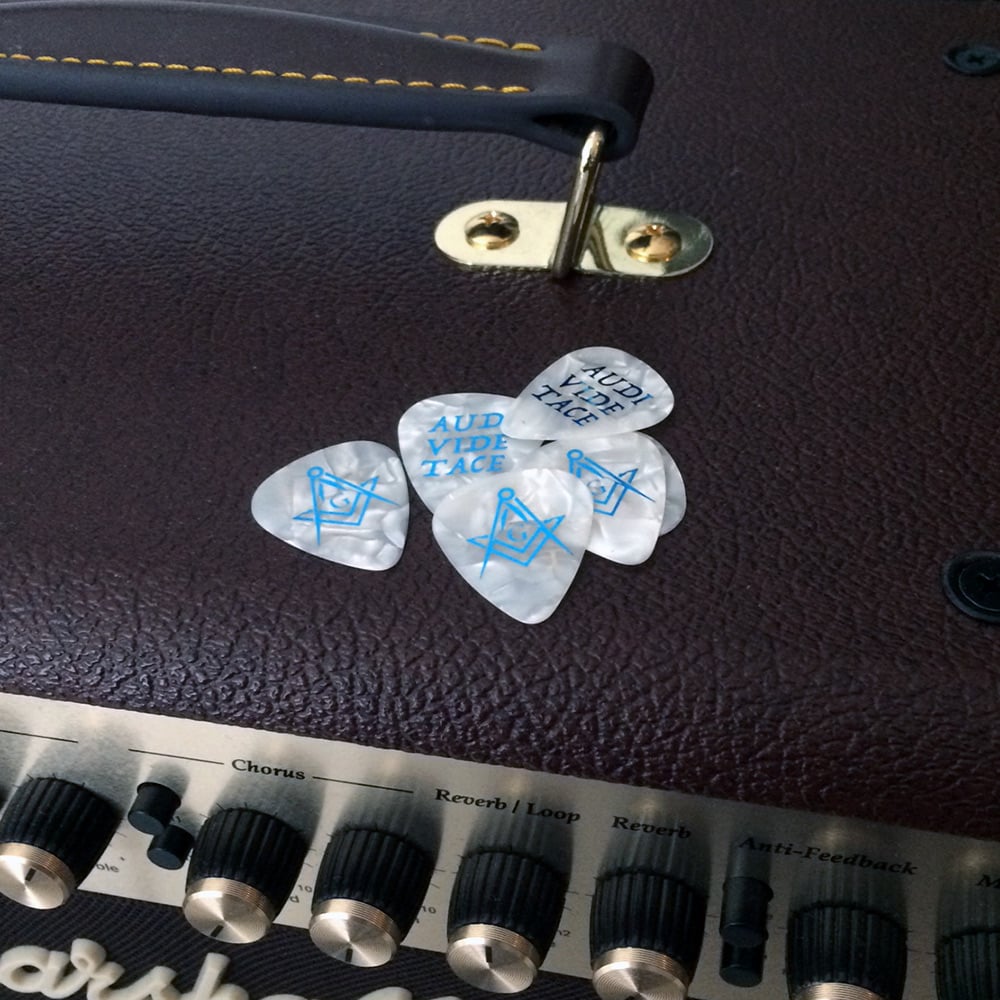 Image of Audi Vide Tace Guitar picks