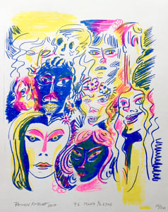 Image of 96 tears / 96 eyes print