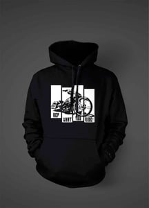 Image of New Black "rep what you ride" hoodie
