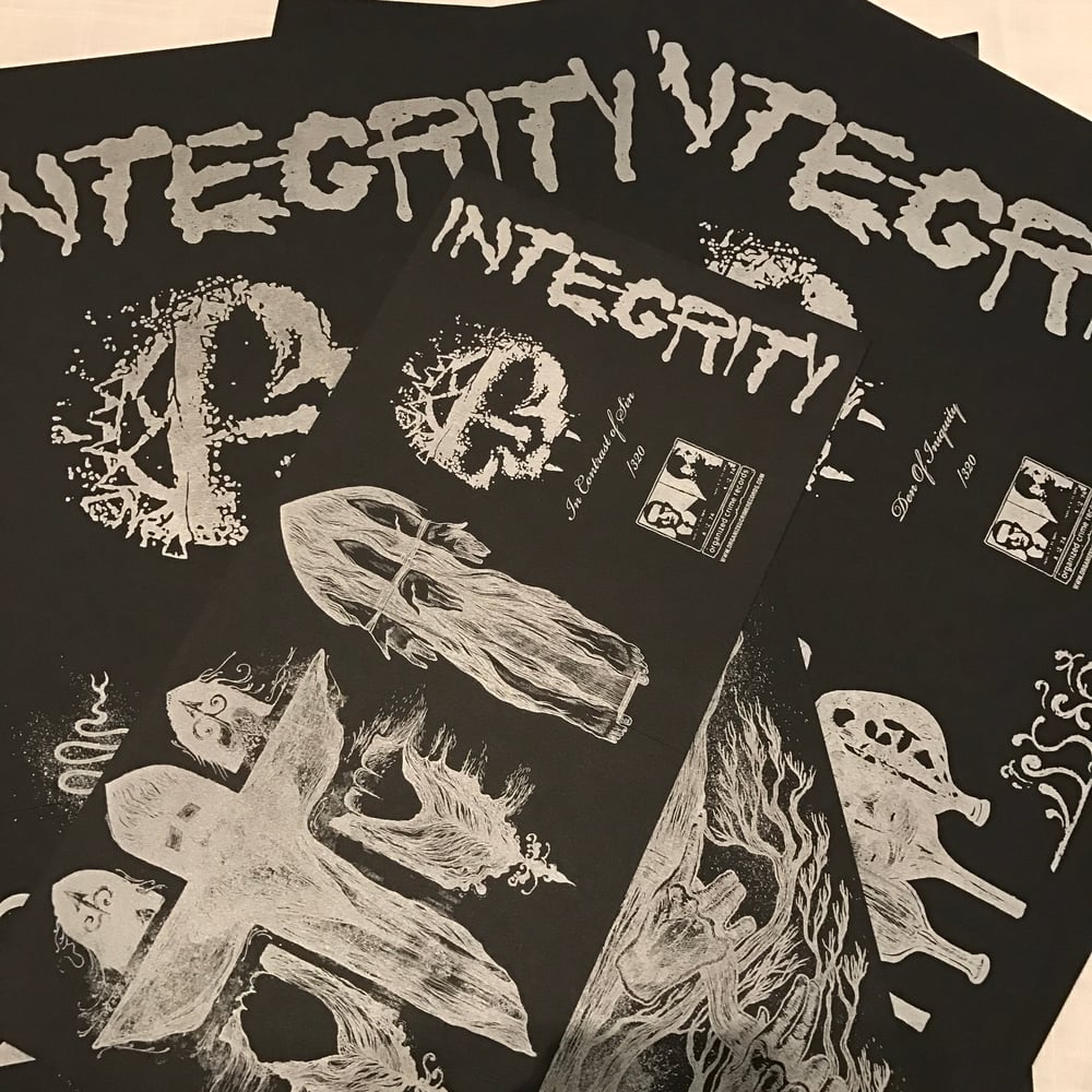 INTEGRITY Letter Press ART PRINTS set