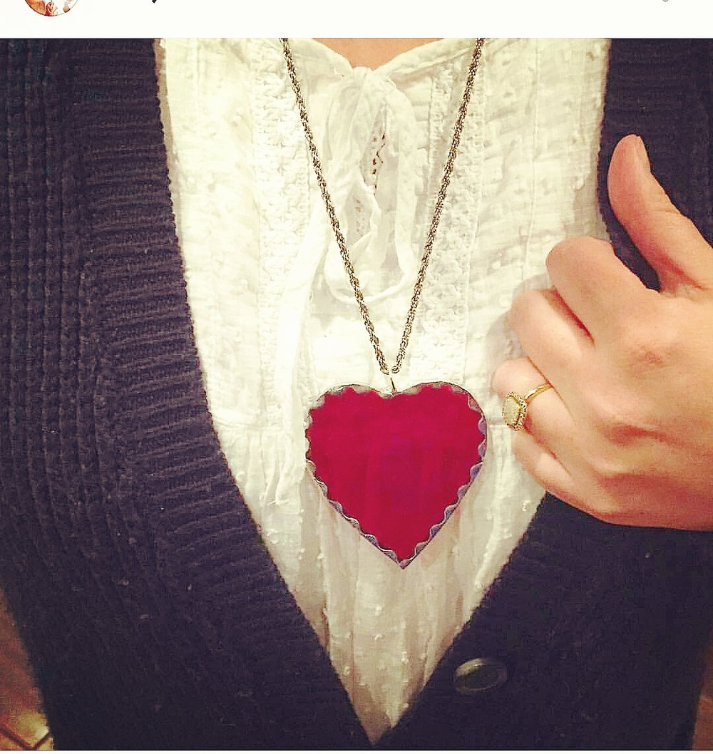 Image of Glass Heart pendant