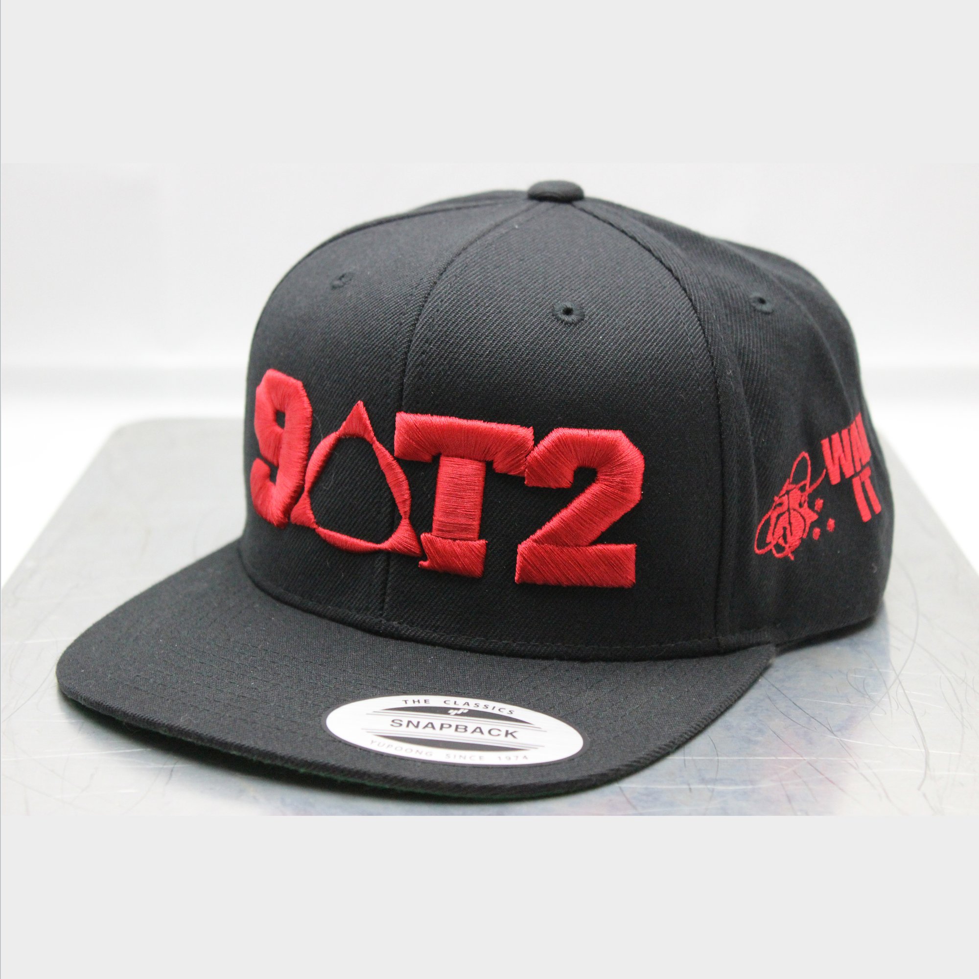 Image of GOT2 Snapback Red on Black