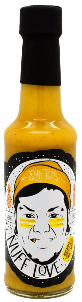 Image of Tubby Tom's - Nuff Love Pineapple Hot Sauce - 150g