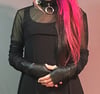 Mesh Wrinkle Bolero 