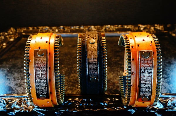 Image of Bracelet Manchette cuir