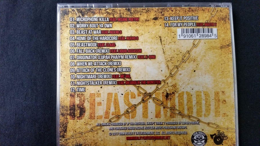 Image of JP THA HUSTLER & SlyzWicked - Beast mode CD