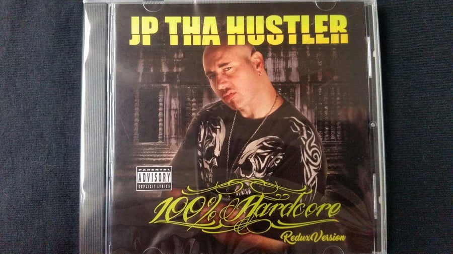Image of JP THA HUSTLER- 100% Hardcore Cd