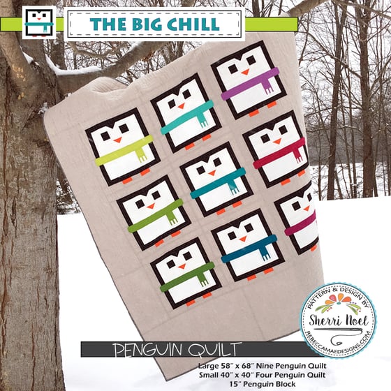 Image of The Big Chill ~ Penguin Quilt Pattern