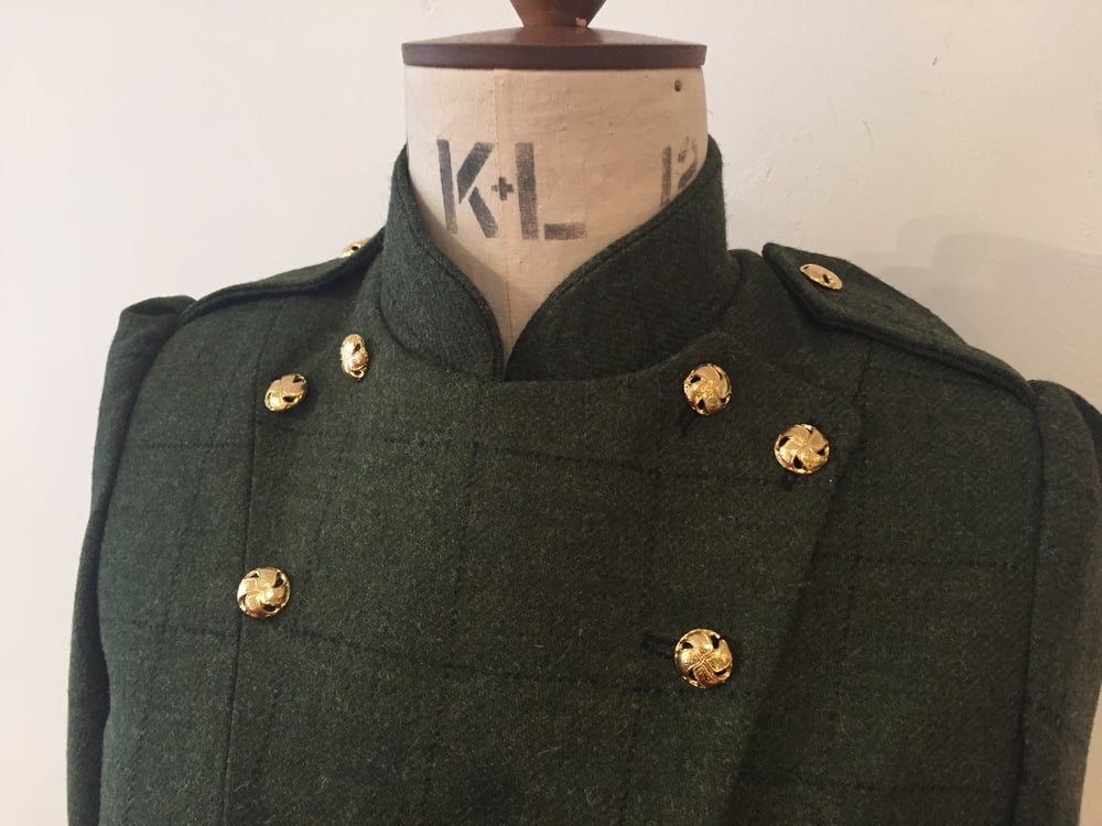 Image of Tweed military fencing jacket