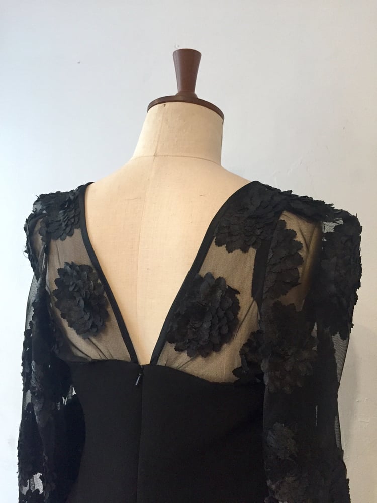 Image of Black dahlia dress
