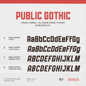 Image of Public Gothic License for 80 seats