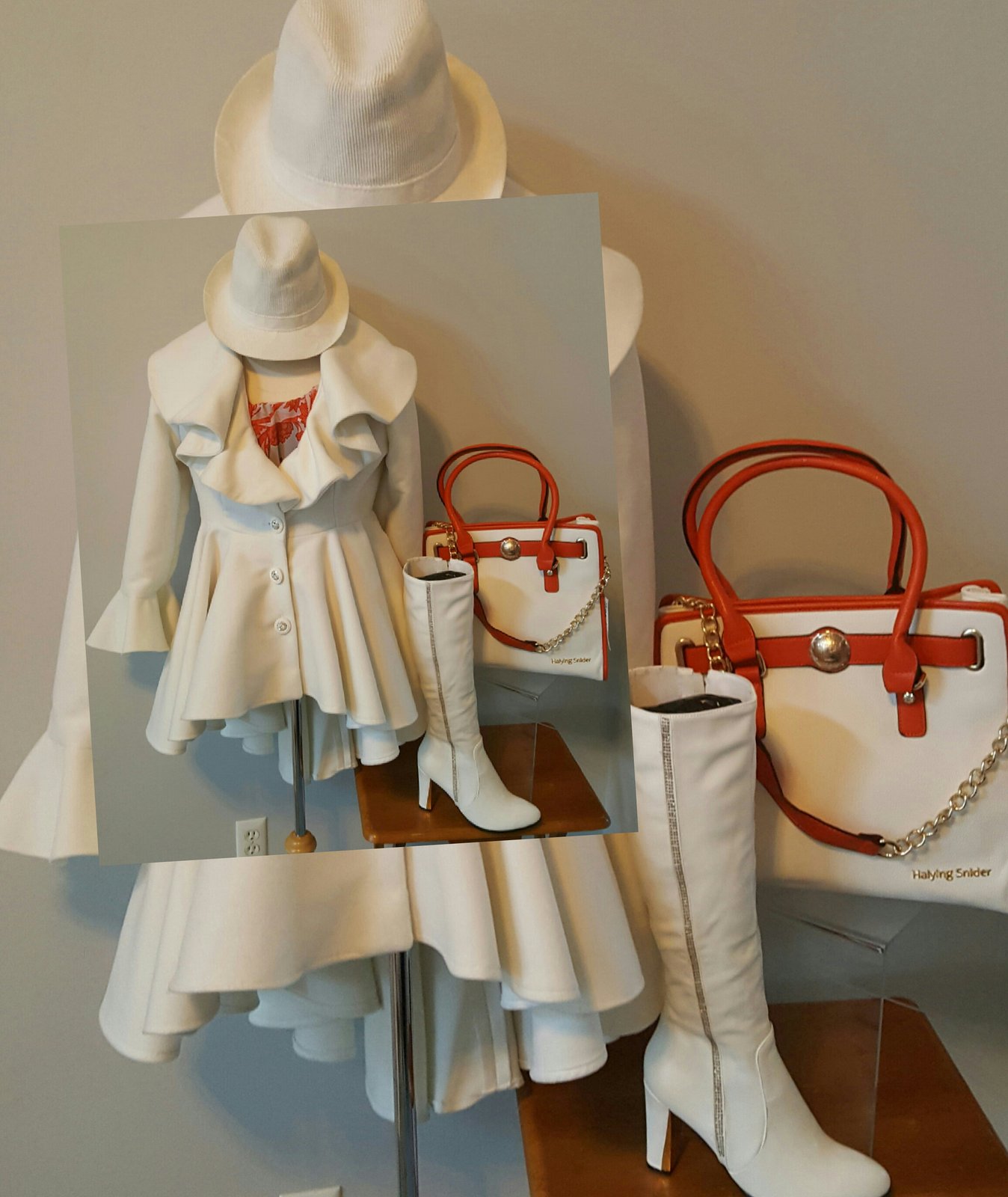 Winter on sale white purse