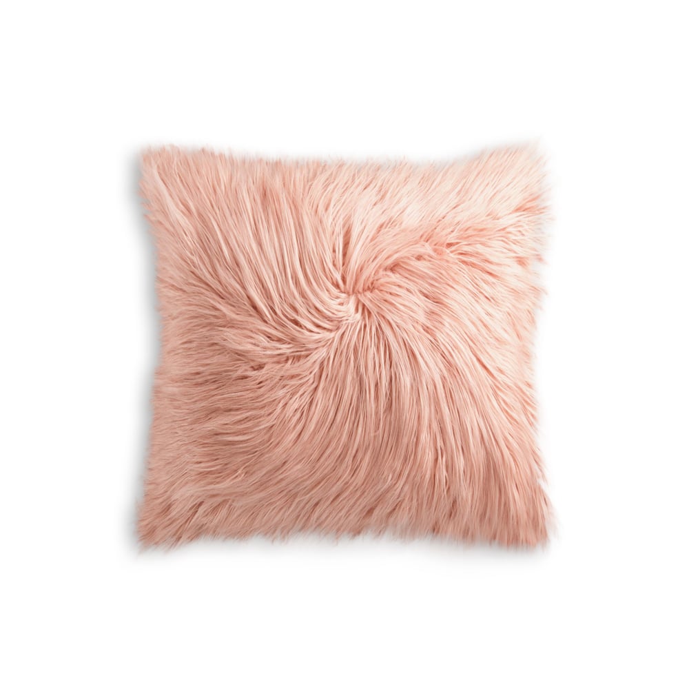 Image of 676685041555 FRISCO MONGOLIAN SHEEPSKIN FAU… DUSTY ROSE