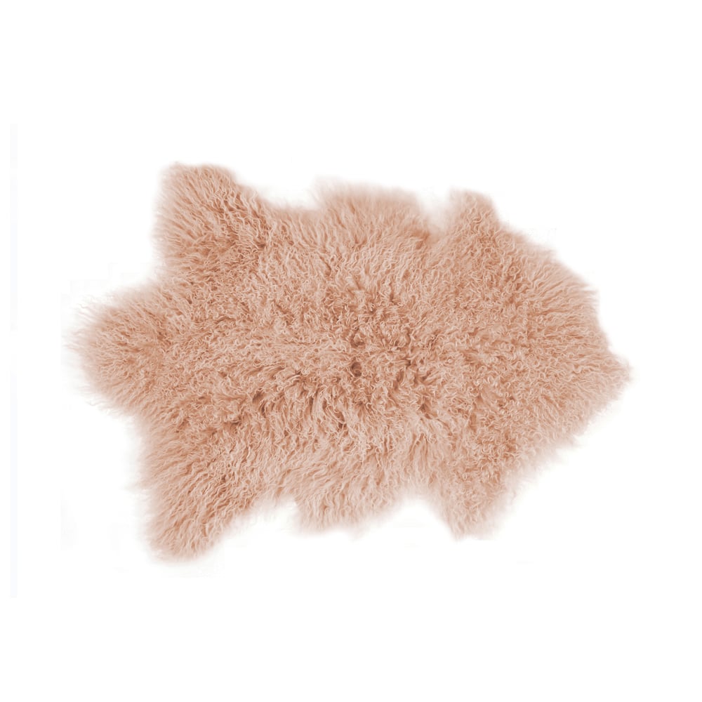 Image of 676685041753 Rockwall Mongolian Sheepskin 2X6 Dusty Rose