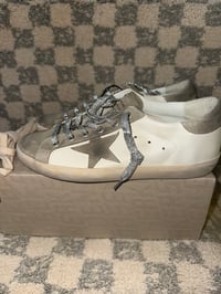 Image 2 of Golden Goose Superstar White/Grey with Embroidery