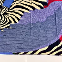 Image 10 of Hermès Cashmere Shawl "Zebra" by Alice Shirley 140cm