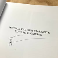 Image 2 of Edward Thompson - When In The Lone Star State (Signed)