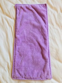 Image 3 of Purple Pooh Bear burpcloth