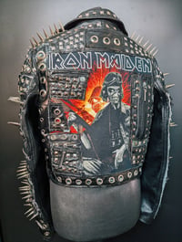 Image 8 of MAIDEN FEAR OF THE DARK BIKER JACKET 