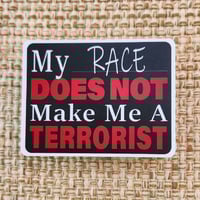 Image 5 of Not A Terrorist Sticker