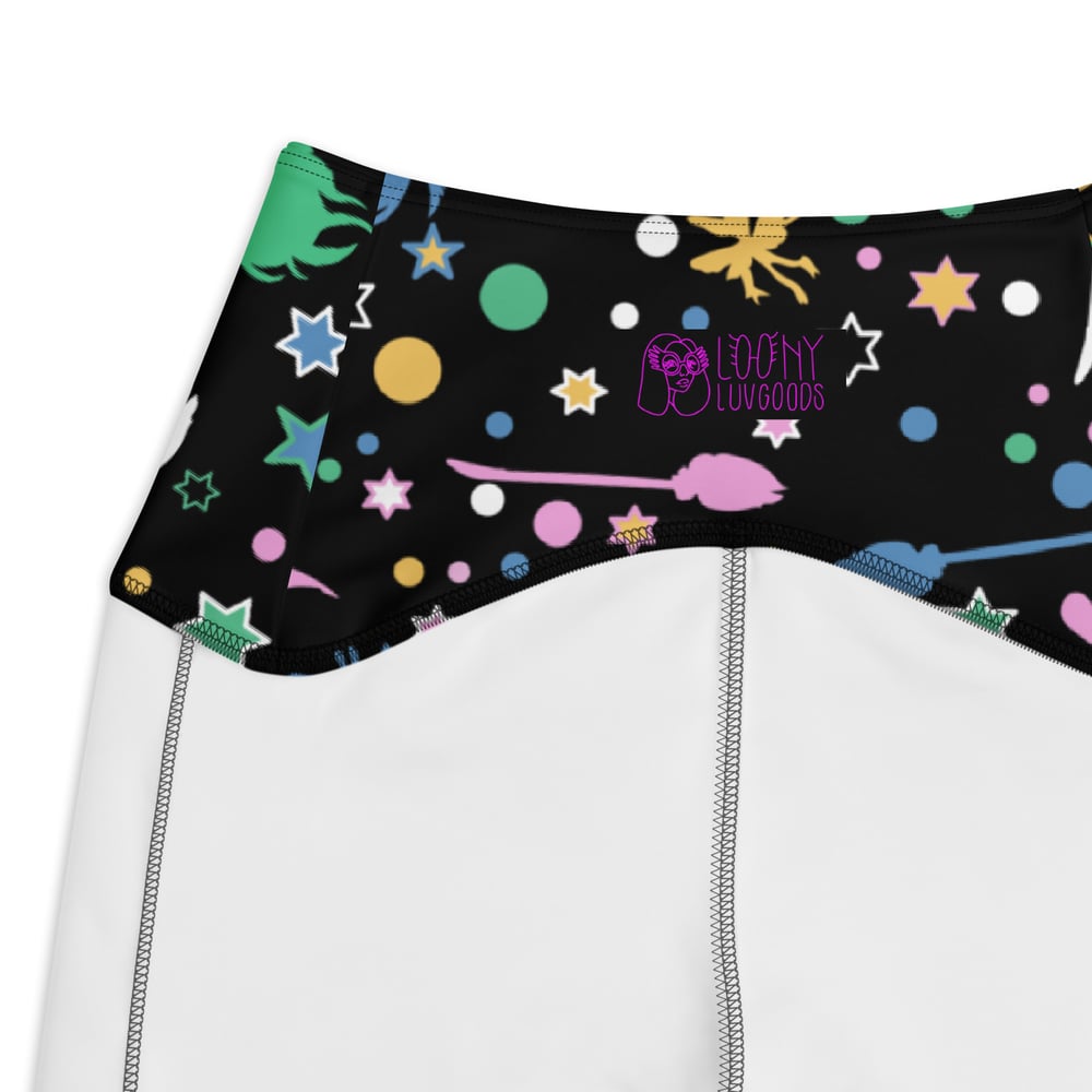 Image of Loony Broomy Crossover leggings with pockets