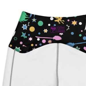 Loony Broomy Crossover leggings with pockets